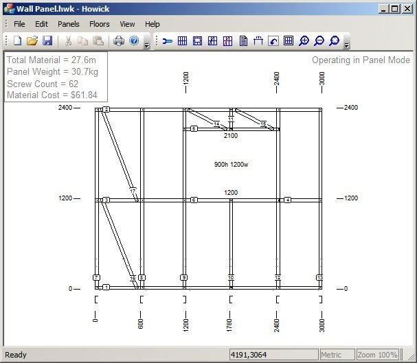 Howick Panel Software