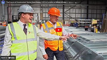 Dave Cooper Live in the British Offsite Production Facility