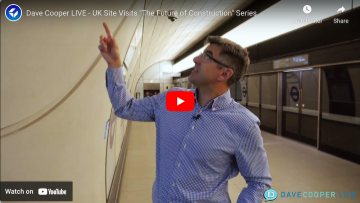 Dave Cooper visits the London Underground with Jaimie Johnston MBE from Bryden Wood
