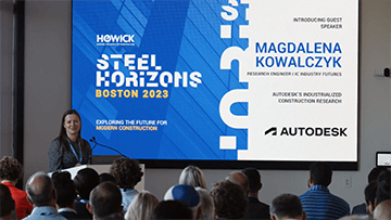 STEEL HORIZONS | BOSTON Speaker Series 4 - Autodesk's visionary approach to construction with Magdalena Kowalczyk