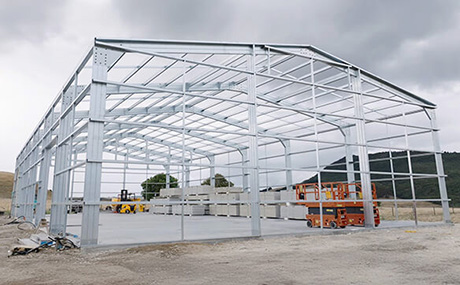This 650sqm custom shed was installed in 12 hours.