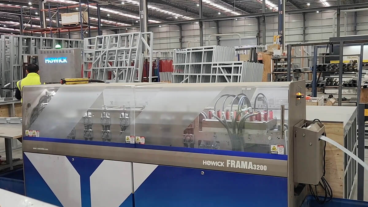 sbs sync industries howick frama 3200 roll forming machine