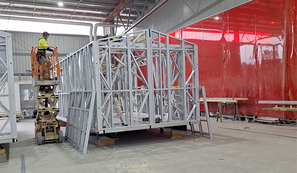 uniplan - structure being assembled with light gauge steel framing.jpg