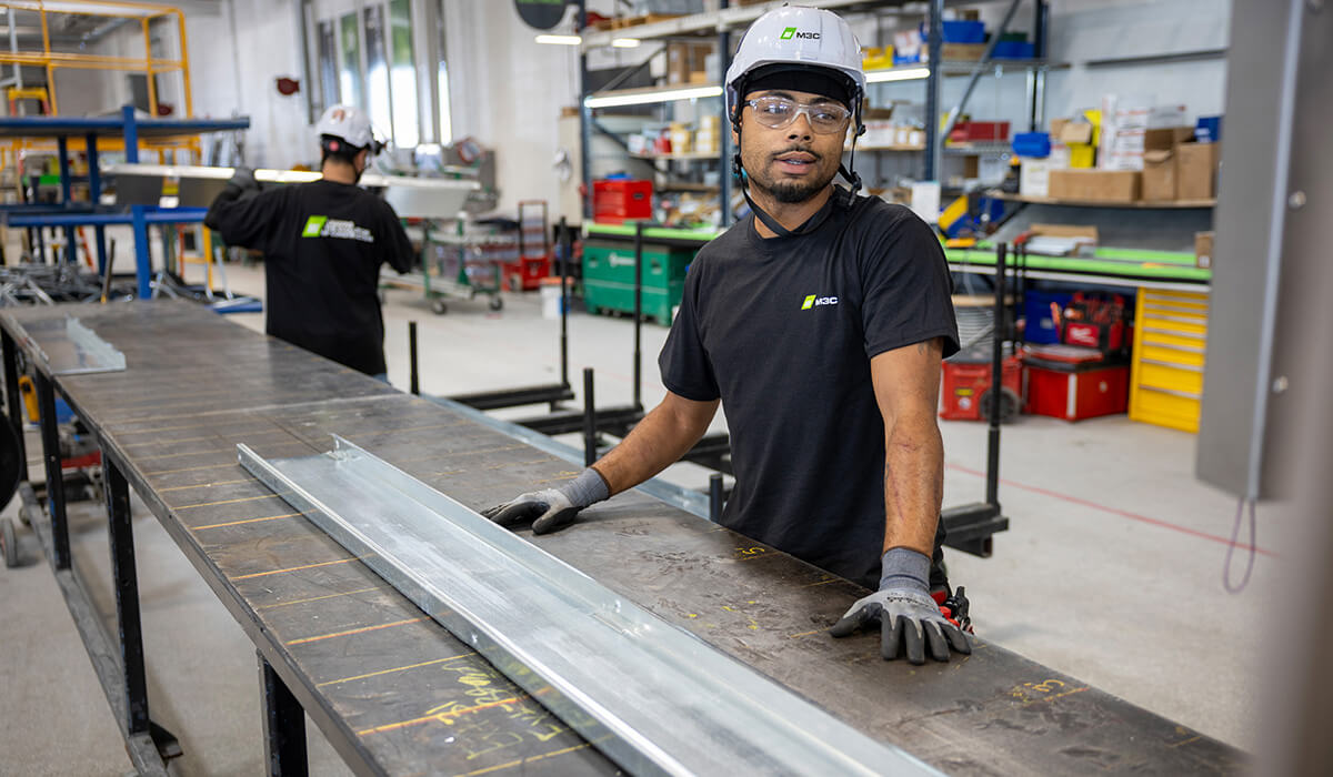 M3C_framing in the factory