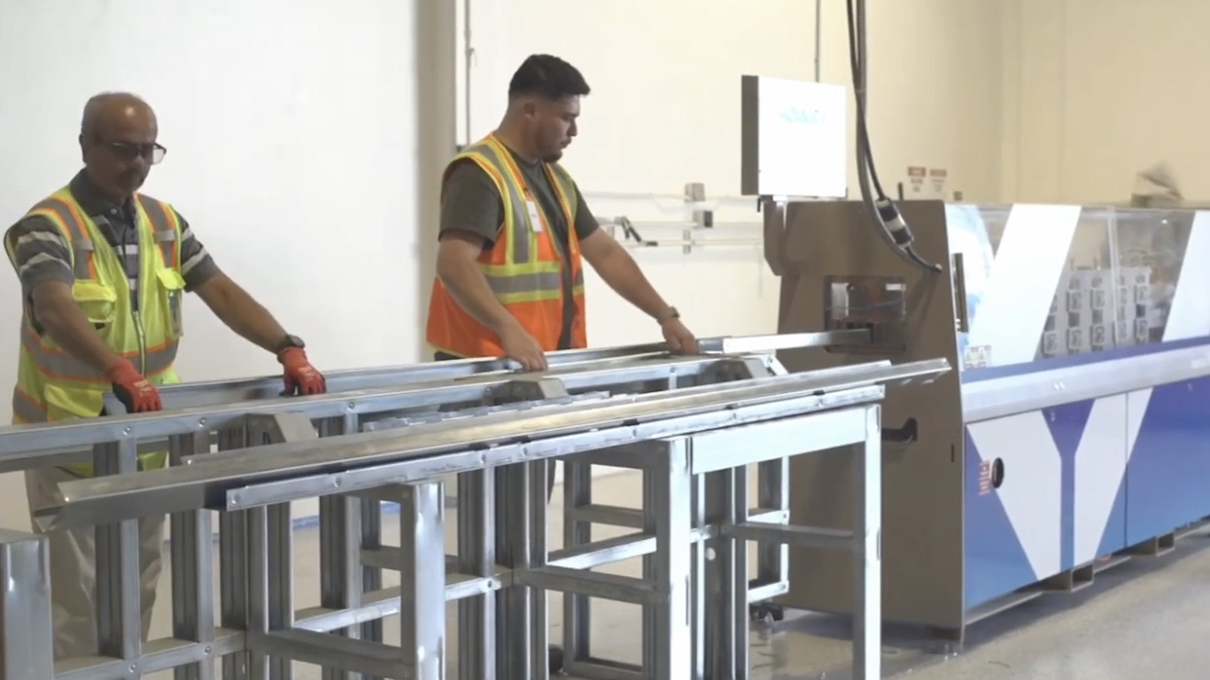 capsule Assembly tables and storage area