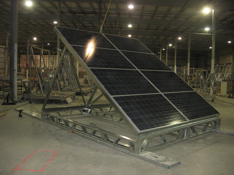 Applications | Custom Building | Solar Panel Frames | Howick Ltd