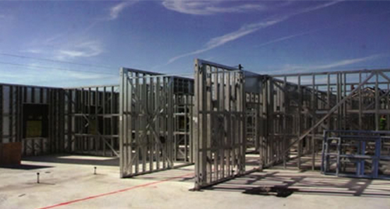 The Dryform steel frame building system embraces energy efficiency with high quality and quick build times