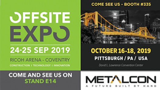 Join us at Offsite Expo UK and Metalcon USA